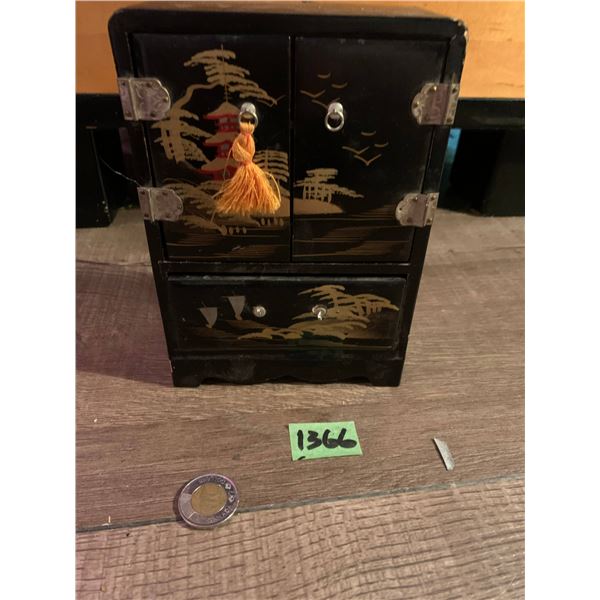 small musical three drawer jewelry cabinet traditional japanese epoxy