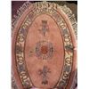 Image 1 : Its very rare to find an area rug in this good of shape. Antique peach wool rug - in excellent condi