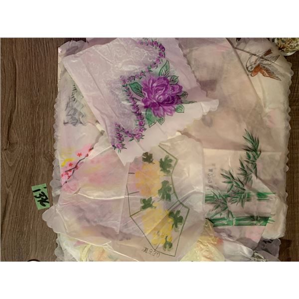 assorted fabric items