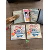 Image 1 : Two decorative tiles - garden books leather folder and one show form