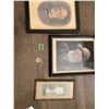 Image 1 : Theee frames old portraits - one photo, two prints