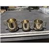 Image 1 : 3 silver baby cups