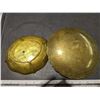 Image 2 : Two brass curved plates