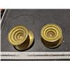 Image 2 : Pair of brass pillar candle holders - large and heavy