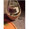 Image 3 : Pale wood scandi design platter, rolling pin, covered wine bottle