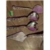 Image 1 : Silver serving utensils- pie, cake, spoon and fork - extra large size