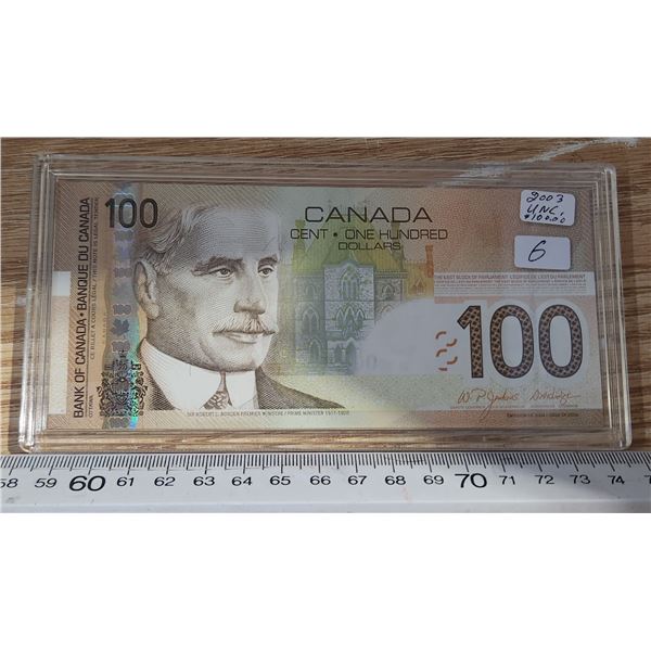 2003 $100.00 Bill - UNC Condition - Holder