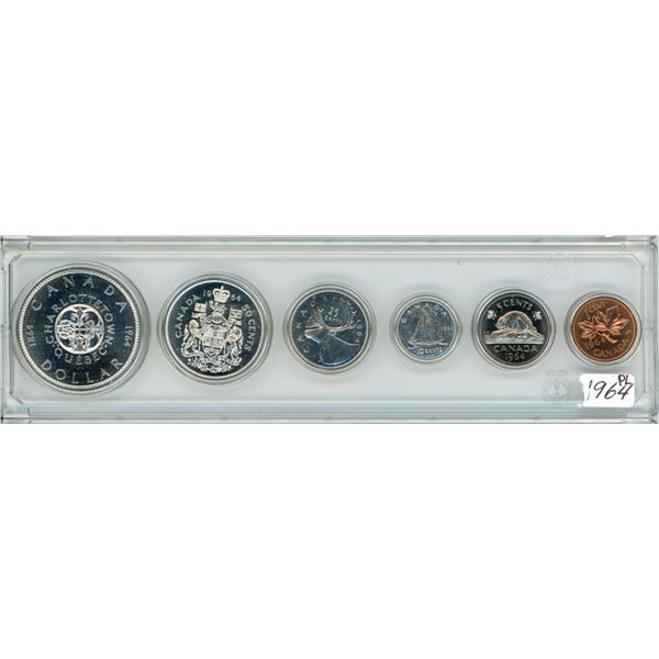 1964 6 Coin Set - Proof Like - Cameo
