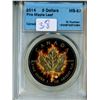 Image 1 : 2014 - 5.00 - PF-69 - Fire Maple Leaf