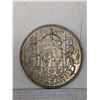 Image 2 : Canadian 1949 Silver 50 Cent Coins -1 Coin
