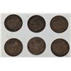 Image 1 : Canadian 1921 Pennies- 6  Coins
