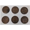 Image 1 : Canadian 1935 Pennies- 6  Coins