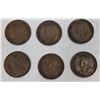 Image 2 : Canadian 1935 Pennies- 6  Coins