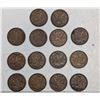 Image 1 : Canadian 1942 Pennies- 14 Coins