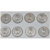 Image 2 : Canadian 1963 Nickels- 8 Coins