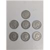 Image 2 : Canadian 1942 Nickels- 7 Coins