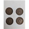 Image 2 : Canadian 1940 Pennies- 4 Coins
