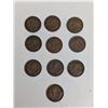 Image 3 : Canadian 1932 Pennies- 10 Coins