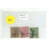 Image 1 : Set of 3 old Indian Stamps that depict King George V and marked SERVICE. Used.