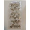 Image 2 : 1/3 sheet of 1967 centennial 10 cent coins