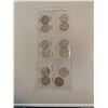 Image 2 : 1/3 sheet of 1967 centennial 25 cent coins