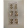 Image 2 : 1/3 sheet of 1967 centennial 25 cent coins