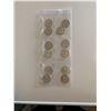 Image 2 : 1/3 sheet of 1967 centennial 25 cent coins