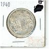 Image 1 : 1940 canadian 50 cent coin- EF