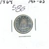 Image 1 : 1964 Canadian 10 cent coin
