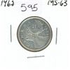 Image 1 : 1965 Canadian 25 cent coin
