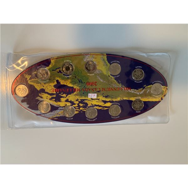 2000 25 cent millennium full set