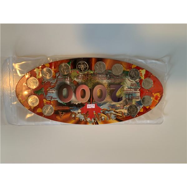 2000 25 cent millennium full set