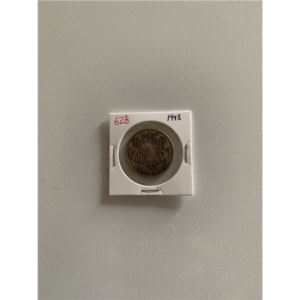 1943 canadian silver 50 cent coin