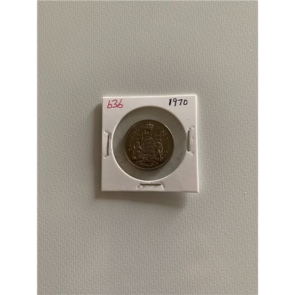 1970 canadian 50 cent coin