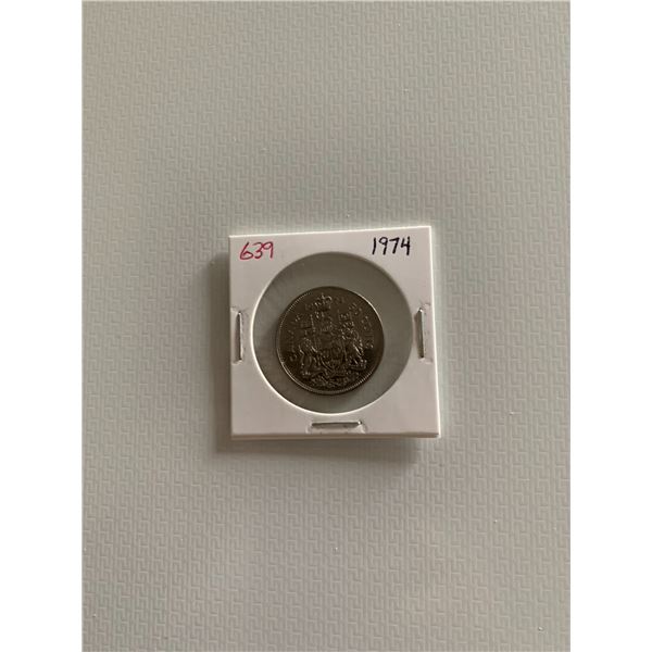 1974 canadian 50 cent coin