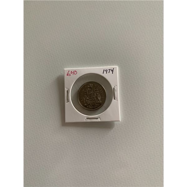1974 canadian 50 cent coin