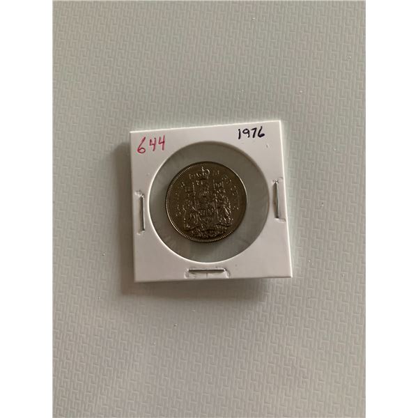 1976 canadian 50 cent coin