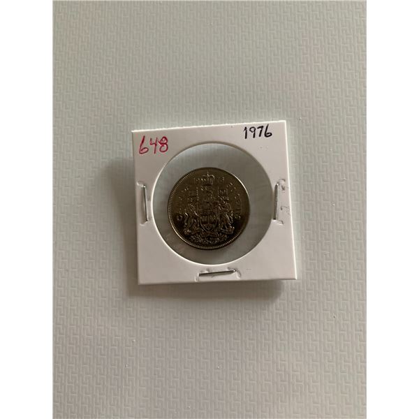 1976 canadian 50 cent coin