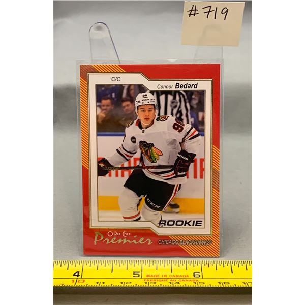 Connor Bedard OPC Premier Rookie Card