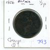 Image 1 : 1806 Britain George III Half Penny