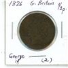 Image 2 : 1826 Britain George IV Half Penny
