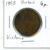 Image 2 : 1853 Britain Victoria Half Penny