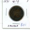 Image 1 : 1891 Canada Large Cent