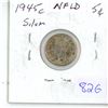 Image 1 : 1945c Newfoundland Silver 5¢