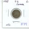 Image 1 : 1888 Canada Silver 5¢