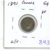 Image 1 : 1891 Canada Silver 5¢