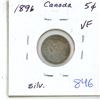 Image 1 : 1896 Obv 2 Canada Silver 5¢