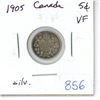 Image 1 : 1905 Canada Silver 5¢