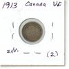 Image 2 : 1913 Canada Silver 5¢ (2.)