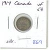 Image 1 : 1914 Canada Silver 5¢
